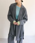 ear PAPILLONNER(イア パピヨネ) 《セットアップ着用可》ロングシャツジャケット【SUM1 STYLE(スミスタイル)】