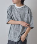 COLONY 2139(コロニー トゥーワンスリーナイン) ツイード半袖Tシャツ