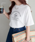 DISCOAT(ディスコート) 【WEB限定】カフェモチーフロゴTシャツ