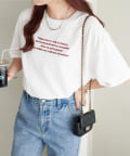 DISCOAT(ディスコート) 【WEB限定】半袖刺繍ロゴTシャツ