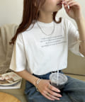 DISCOAT(ディスコート) 【WEB限定】半袖刺繍ロゴTシャツ