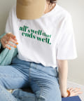DISCOAT(ディスコート) 【WEB限定】半袖アメリカンロゴTシャツ