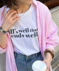 DISCOAT(ディスコート) 【WEB限定】半袖アメリカンロゴTシャツ