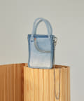 Whim Gazette(ウィム ガゼット) 【Jeanie Blue】STUDS MINI TOTE
