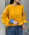 CIAOPANIC TYPY(チャオパニックティピー) 【洗えるニット】ユニセックスビックシルエットロンTeeライクニット