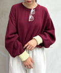 CIAOPANIC TYPY(チャオパニックティピー) 【洗えるニット】ユニセックスビックシルエットロンTeeライクニット