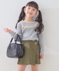 CIAOPANIC TYPY(チャオパニックティピー) 【KIDS】アシメリブレイヤードTEE