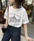 DISCOAT(ディスコート) 【WEB限定】モチーフ刺繍ロゴTシャツ《ユニセックス》