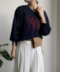 DOUDOU(ドゥドゥ) 【WEB限定】MaisoulフロッキーロゴロンTEE