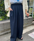 Kastane(カスタネ) 【WHIMSIC/2サイズ展開】ルーズフィットイージースラックス
