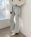 one after another NICE CLAUP(ワンアフターアナザー ナイスクラップ) レースアップデニムパンツ/SM展開