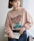 DISCOAT(ディスコート) WEB限定ピグメントグラフィックロンT