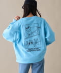 CIAOPANIC TYPY(チャオパニックティピー) 【おじさんシリーズ】ワンポイント刺繍バックプリントスウェット
