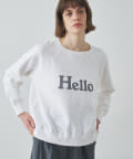 Drawing Numbers(ドローイングナンバーズ) MADISONBLUE / HELLO SWEAT L/S URAKE DYED