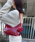 mystic(ミスティック) loti ハートポーチ付きホーボーBAG