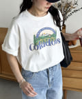 DISCOAT(ディスコート) 【ユニセックス】スーベニアネイチャーグラフィックTシャツ