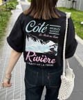 DISCOAT(ディスコート) 【WEB限定】CoteスーベニアバックプリントTシャツ《ユニセックス》