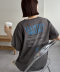 DISCOAT(ディスコート) 【WEB限定/ユニセックス】ネオンプリントロゴTシャツ