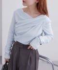 mystic(ミスティック) オフショルロングTシャツ※EC限定カラーあり