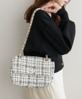 NICE CLAUP / OLIVE des OLIVE OUTLET(ナイスクラップ  / オリーブ デ オリーブ アウトレット) 【natural couture】キルティングチェーンバッグ