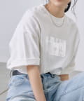 COLONY 2139(コロニー トゥーワンスリーナイン) 箔プリントTシャツ
