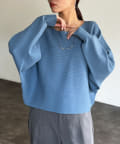 Chez toi(シェトワ) 横リブドルマンプルオーバー