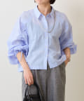 Jena　espace merveilleux(ジェナ　エスパスメルヴェイユ) ショート袖シャーリングシャツ
