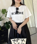 prose verse(プロズヴェール) フロッキーロゴパール付きTシャツ