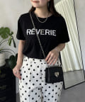 prose verse(プロズヴェール) フロッキーロゴパール付きTシャツ