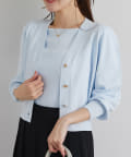 La boutique BonBon(ラブティックボンボン) クールタッチUVクロップドカーディガン