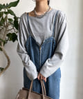 DOUDOU(ドゥドゥ) 【インしなくてもオシャレ見え！】【SAKURA企画】BIGロンTEE