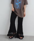 Kastane(カスタネ) 【再販売/新色追加】レースフリルパンツ