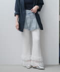 Kastane(カスタネ) 【再販売/新色追加】レースフリルパンツ