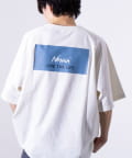 FREDY & GLOSTER(フレディ アンド グロスター) 【NANGA×GLOSTER】別注ボックスロゴ バックプリント ラグランTシャツ