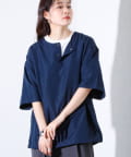 FREDY & GLOSTER(フレディ アンド グロスター) 【TAION】別注 ミリタリーRipstopヘンリーネック 半袖Tシャツ