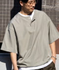 FREDY & GLOSTER(フレディ アンド グロスター) 【TAION】別注 ミリタリーRipstopヘンリーネック 半袖Tシャツ