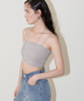 LARUTA(ラルータ) カップ付きレーヨンポンチバンドゥ