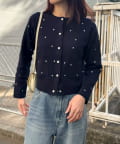 FREDY & GLOSTER(フレディ アンド グロスター) ハート刺繍ミラノリブカーディガン