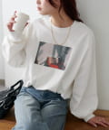 DISCOAT(ディスコート) 【WEB限定】アソートフォトグラフィックロングTシャツ