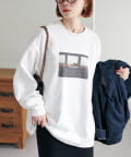 DISCOAT(ディスコート) 【WEB限定】アソートフォトグラフィックロングTシャツ
