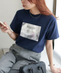 DISCOAT(ディスコート) 【WEB限定/新色追加!】アソート箔プリントTシャツ