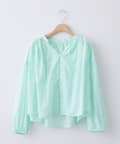 mystic(ミスティック) FANAKA gatherd blouse