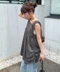 DISCOAT(ディスコート) 【umm.】サイドドロストノースリワンピース
