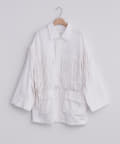 mystic(ミスティック) crinkle fringe M65 jacket