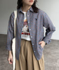 CPCM(シーピーシーエム) 【U.S. POLO ASSN.】シアサッカーチェックシャツ