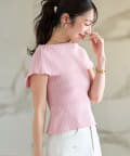 La boutique BonBon(ラブティックボンボン) 【人気スタッフmiki監修】ジップ２WAYニット