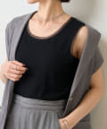 Jena　espace merveilleux(ジェナ　エスパスメルヴェイユ) チュール付リブタンク