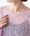Jena　espace merveilleux(ジェナ　エスパスメルヴェイユ) メノウショートネックレス