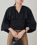 LOUNGEDRESS(ラウンジドレス) 【crinkle crinkle crinkle 】embroidery cropped blouse