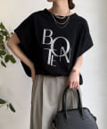 DOUDOU(ドゥドゥ) 【WEB限定】BONTEタックスリーブロゴTEE